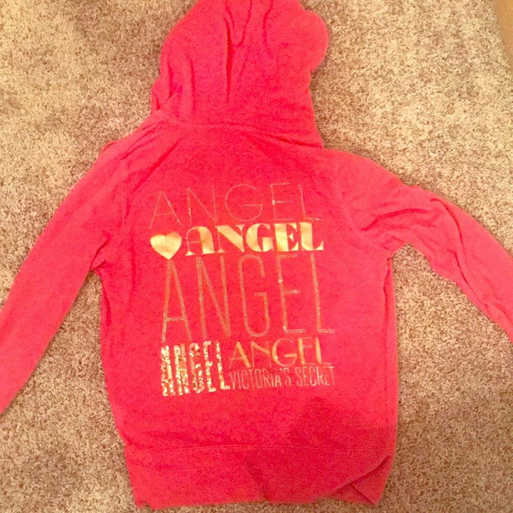 Victoria secret pink zip up size Medium